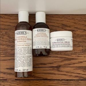 Kiehl’s Trio Set - Toner, Facial Cream & Face Wash